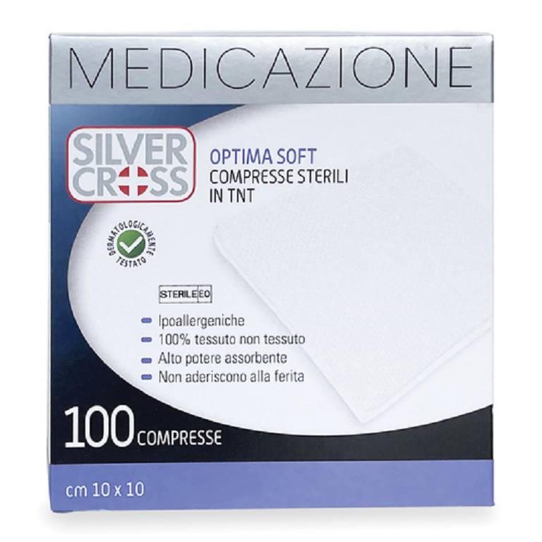 GARZA SILVERC TNT 10X10CM 100P