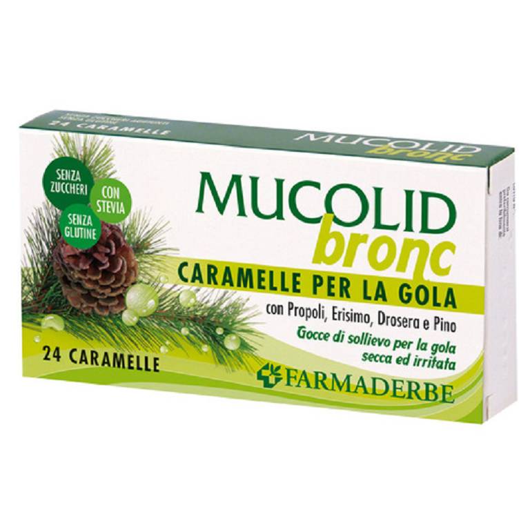 MUCOLID BRONC 24CARAMELLE